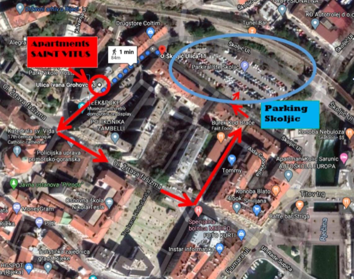 Saint Vitus Apartments With Balcony Rijeka Ngoại thất bức ảnh